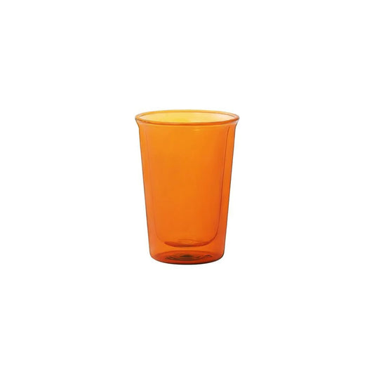 Cast Amber Double Wall Glass 290 ml