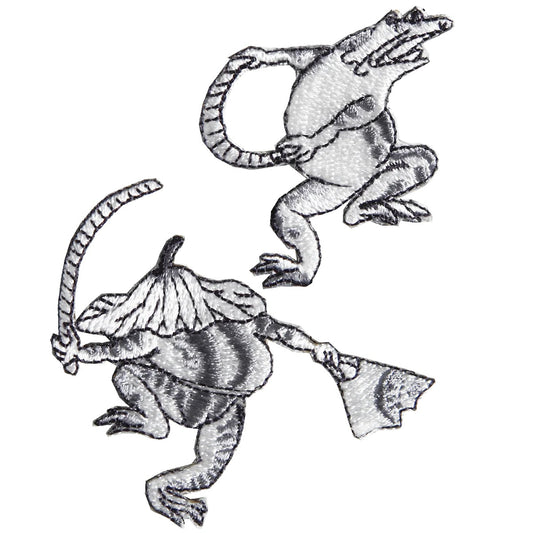 Patch Set Frogs Performing Ritual Music and Dance