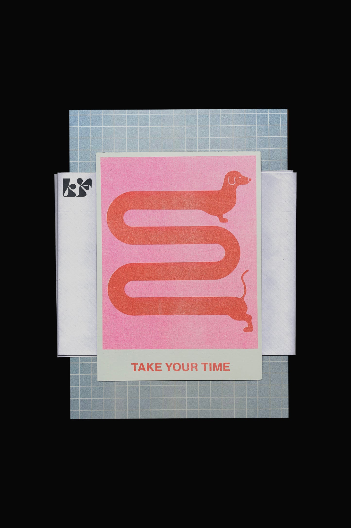 Take Your Time - Riso Card